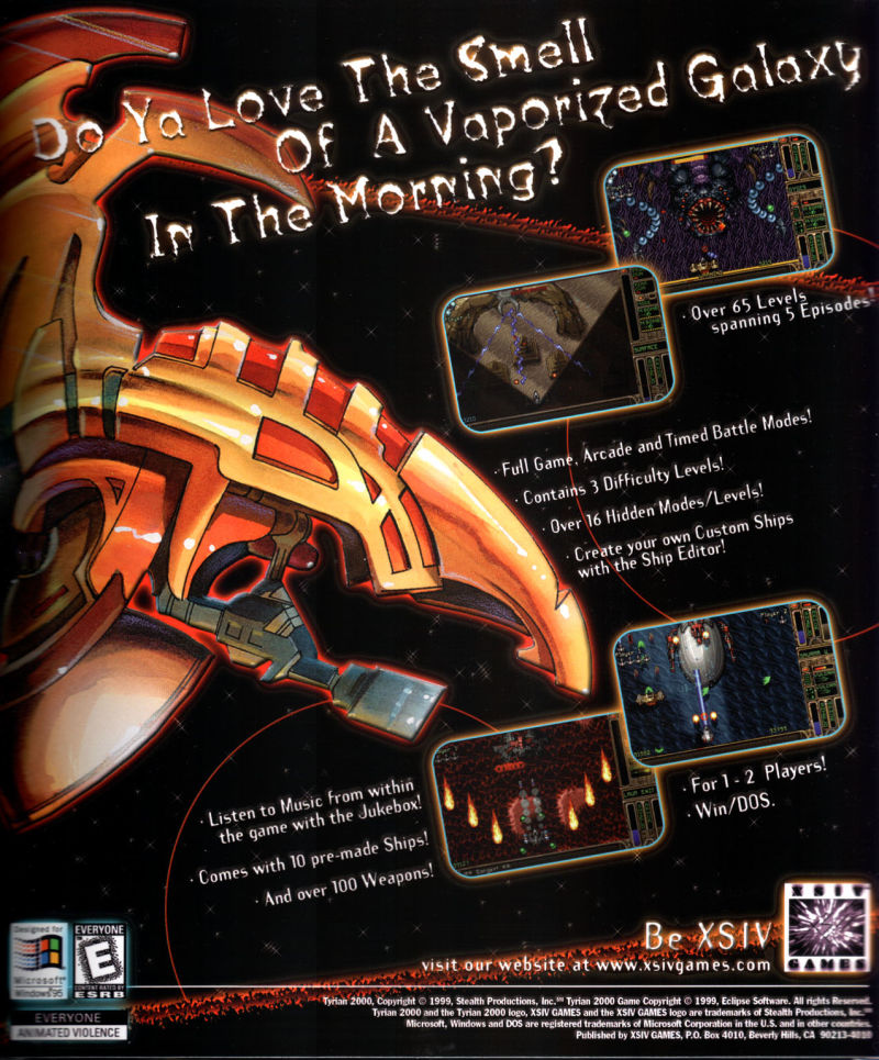 Tyrian 2000 Cover Art